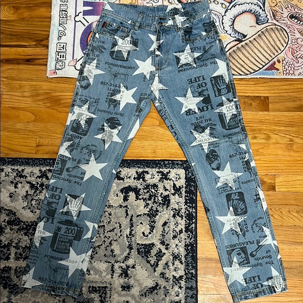 pleasures poppy denim